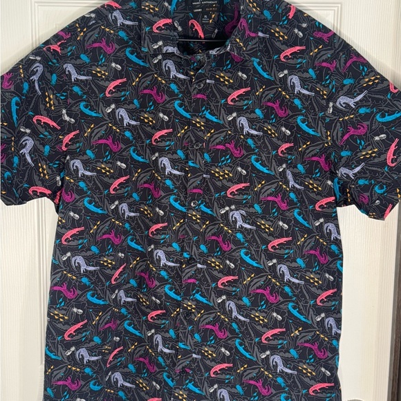 Marc Anthony Men's Multicolor Patterned Shirt - Picture 2 of 9